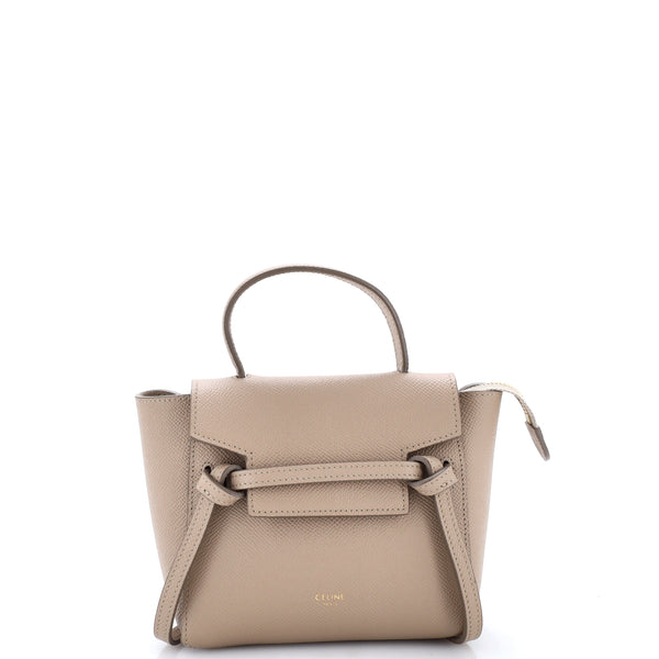 Celine Belt Bag Textured Leather Pico Neutral 4414831