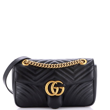Gucci GG Marmont Flap Bag Matelasse Leather Small