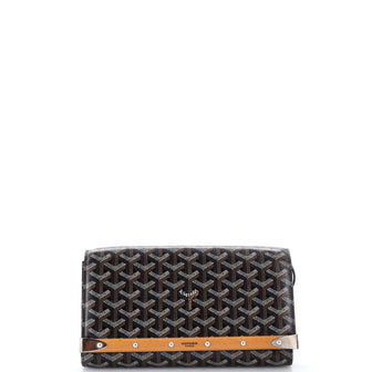 Goyard Monte Carlo Clutch with Strap Coated Canvas PM