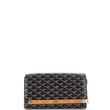 Goyard Monte Carlo Clutch with Strap Coated Canvas PM