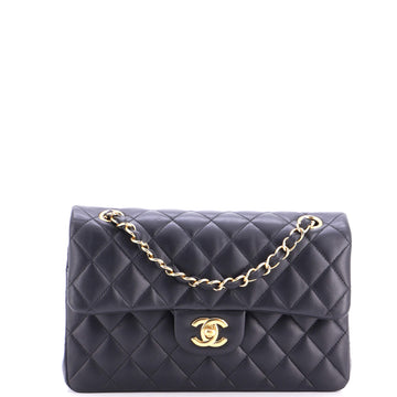 Chanel Classic Double Flap Bag Quilted Lambskin Small