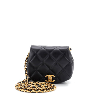 Chanel Coco Mail Clutch with Chain Quilted Calfskin Mini