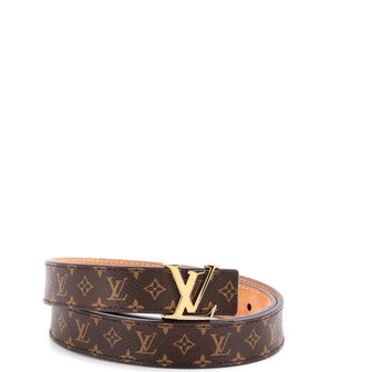 Louis Vuitton LV Initiales Belt Monogram Canvas Thin