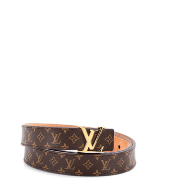 Louis Vuitton LV Initiales Belt Monogram Canvas Thin
