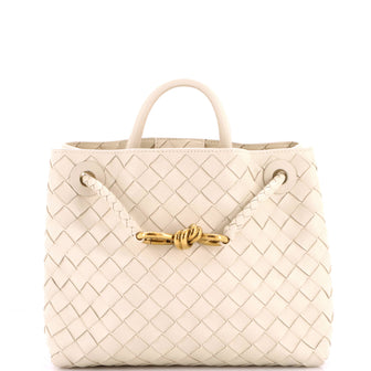 Bottega Veneta Andiamo Top Handle Bag Intrecciato Nappa Small