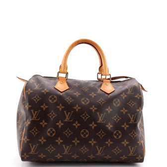 Louis Vuitton Speedy Handbag Monogram Canvas 30