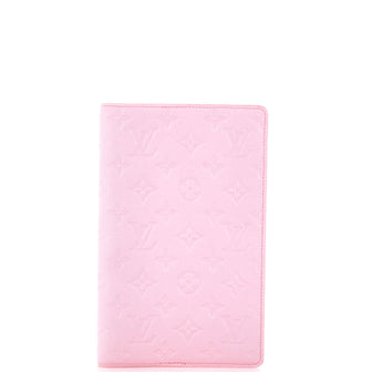 Louis Vuitton Emily Notebook Cover Monogram Empreinte Leather MM