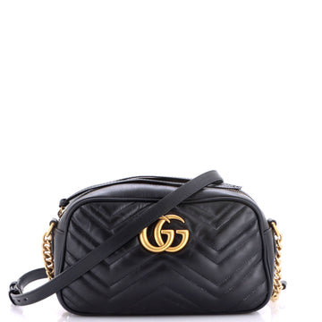 Gucci GG Marmont Shoulder Bag Matelasse Leather Small