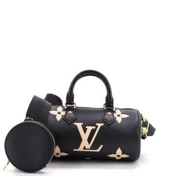 Louis Vuitton Papillon Handbag Bicolor Monogram Empreinte Giant BB