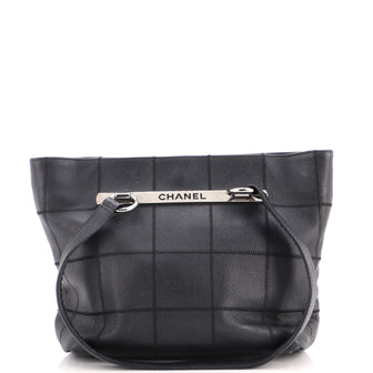Chanel Square Stitch Tote Caviar Medium