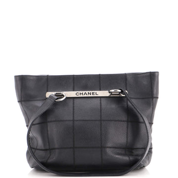 Chanel Square Stitch Tote Caviar Medium