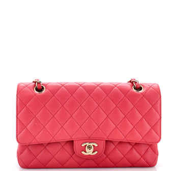 Chanel Classic Double Flap Bag Quilted Caviar Medium