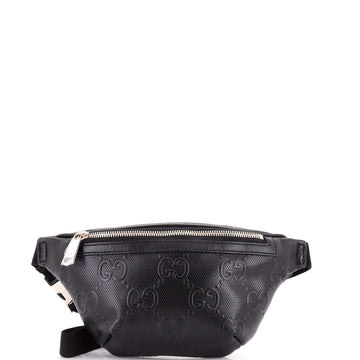 Gucci Belt Bag GG Embossed Perforated Leather Small