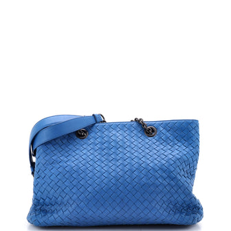 Bottega Veneta Double Chain Tote Intrecciato Nappa Medium