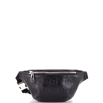 Gucci Belt Bag GG Embossed Perforated Leather Small