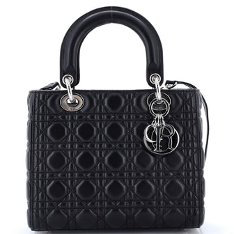 Christian Dior Lady Dior Bag Cannage Quilt Lambskin Medium