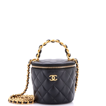 Chanel Afternoon Tea Vanity Bucket Bag Quilted Lambskin Mini