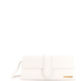 Jacquemus Le Bambino Top Handle Flap Bag Leather Long