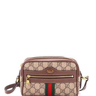 Gucci Ophidia Shoulder Bag GG Coated Canvas Mini