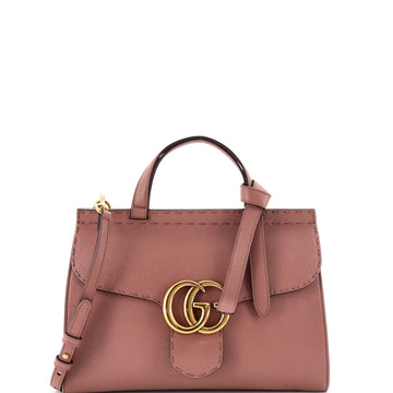 Gucci GG Marmont Top Handle Bag Leather Small