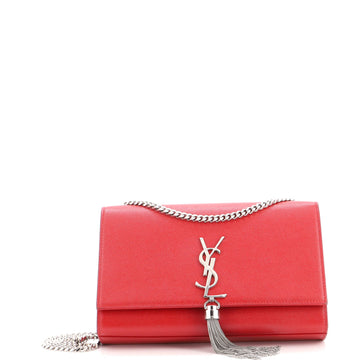 Saint Laurent Classic Monogram Tassel Crossbody Bag Leather Medium