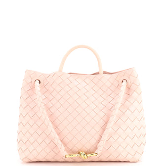 Bottega Veneta Andiamo Top Handle Bag Intrecciato Nappa Medium
