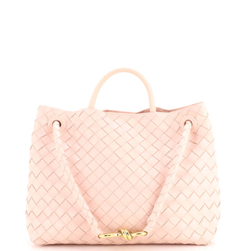 Bottega Veneta Andiamo Top Handle Bag Intrecciato Nappa Medium