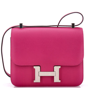 Hermes Constance Bag Evercolor 24