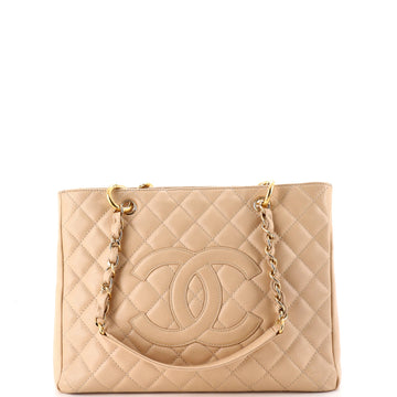 Chanel Grand Shopping Tote Quilted Caviar