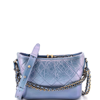 Chanel Gabrielle Hobo Quilted Iridescent Lambskin Small