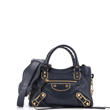 Balenciaga City Classic Metallic Edge Bag Leather Mini