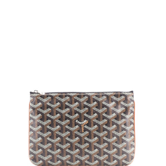 Goyard Senat Zip Pouch Coated Canvas PM
