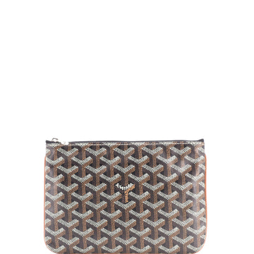 Goyard Senat Zip Pouch Coated Canvas PM