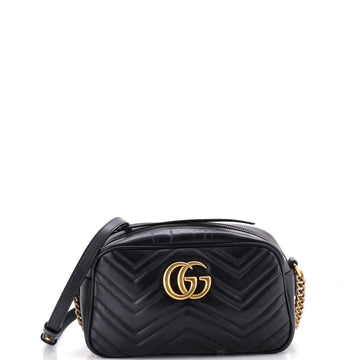 Gucci GG Marmont Shoulder Bag Matelasse Leather Small