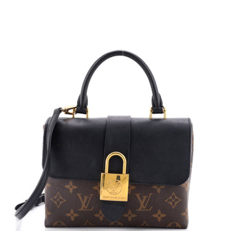 Louis Vuitton Locky Handbag Monogram Canvas with Leather BB