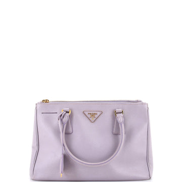 Prada Double Zip Lux Tote Saffiano Leather Small