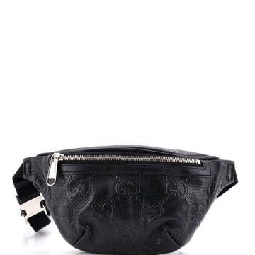 Gucci Belt Bag GG Embossed Perforated Leather Small