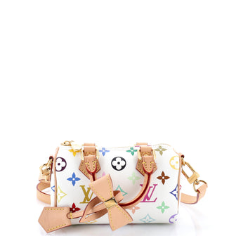 Louis Vuitton x Takashi Murakami Speedy Bandouliere NM Bag Monogram Multicolor Nano