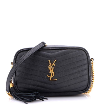 Saint Laurent Lou Camera Bag Matelasse Chevron Leather Mini