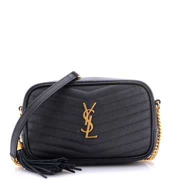 Saint Laurent Lou Camera Bag Matelasse Chevron Leather Mini