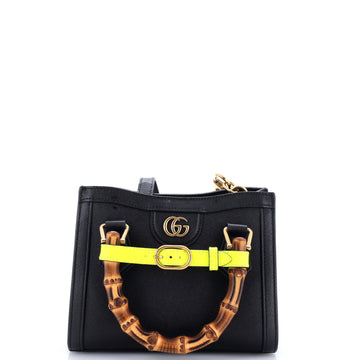 Gucci Diana NM Bamboo Handle Tote Leather Mini