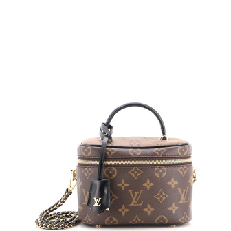 Louis Vuitton Vanity Handbag Reverse Monogram Canvas PM