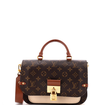 Louis Vuitton Vaugirard Handbag Monogram Canvas with Leather