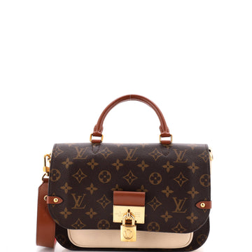 Louis Vuitton Vaugirard Handbag Monogram Canvas with Leather