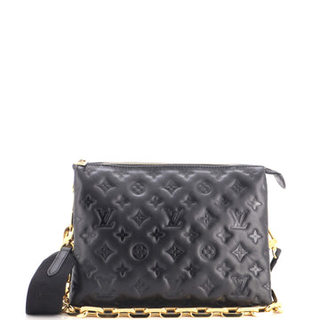 Louis Vuitton Coussin Bag Monogram Embossed Lambskin PM