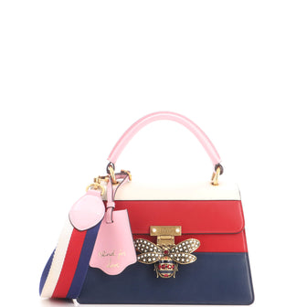 Gucci Queen Margaret Top Handle Bag Colorblock Leather Small