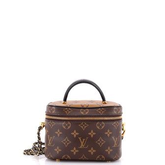 Louis Vuitton Vanity Handbag Reverse Monogram Canvas PM
