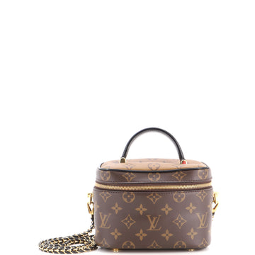 Louis Vuitton Vanity Handbag Reverse Monogram Canvas PM