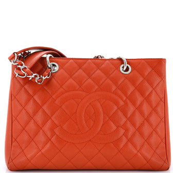 Chanel Grand Shopping Tote Quilted Caviar