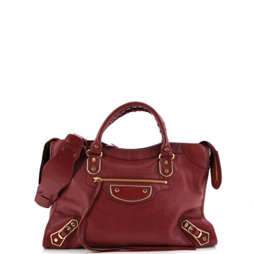 Balenciaga City Classic Metallic Edge Bag Leather Medium